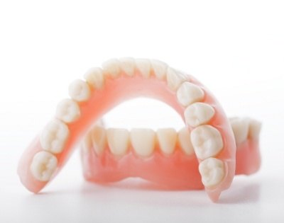 Full set of conventional complete dentures