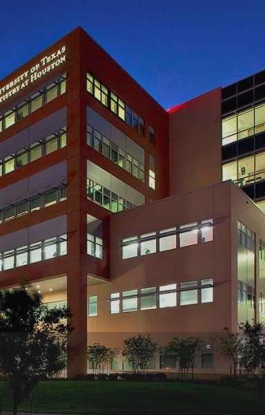 Outside view of dental school building